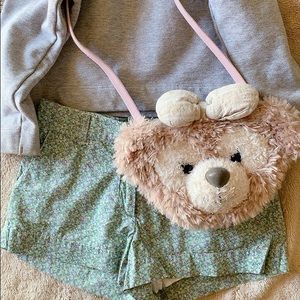 Jacadi green flowers shorts